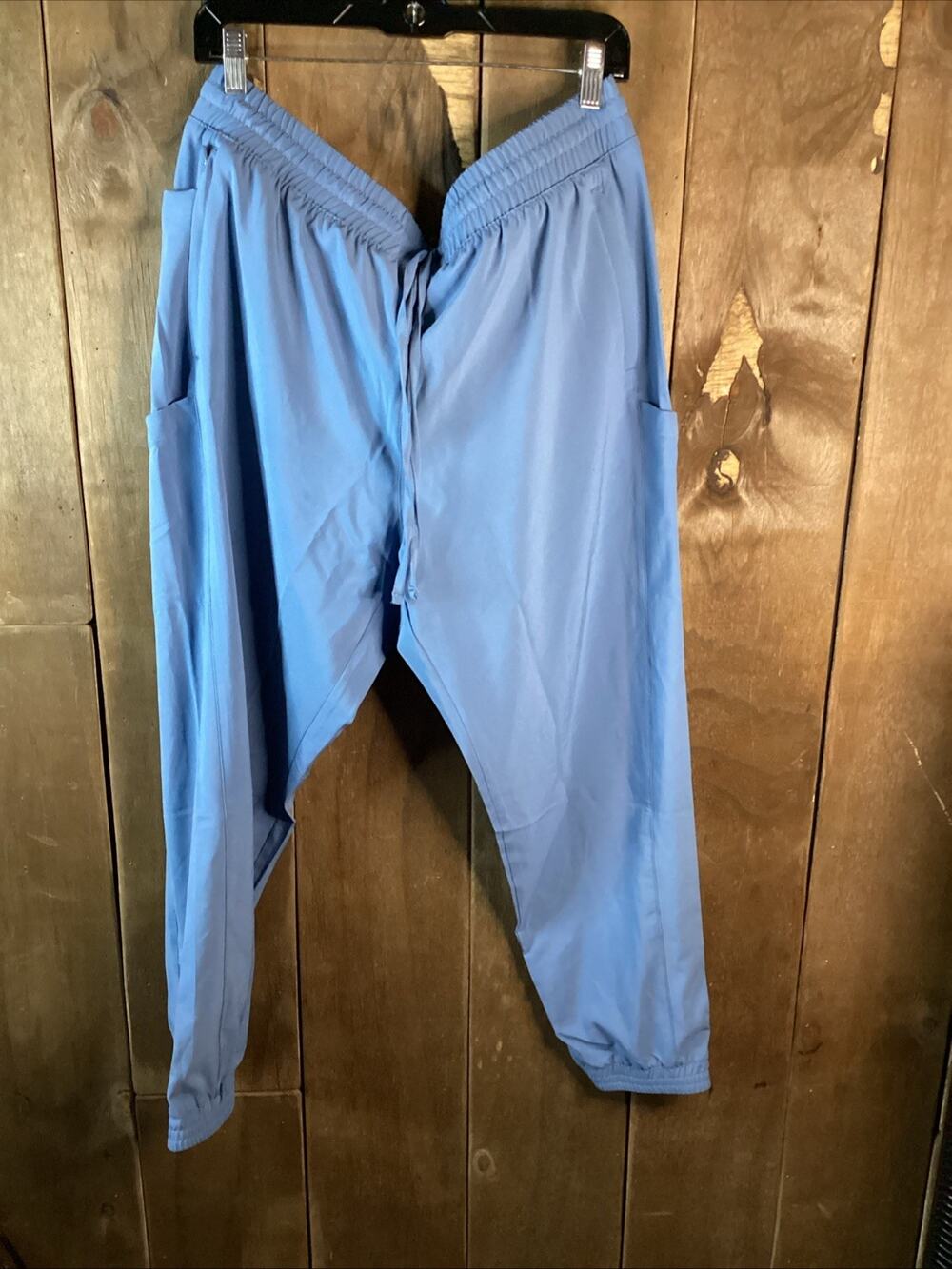 Easy Stretch Scrub Pants Size XLP Light Blue Women’s